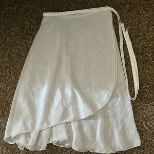 WHITE CHIFFON REHEARSAL SKIRT